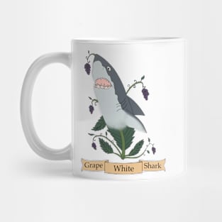 Grape White Shark Mug